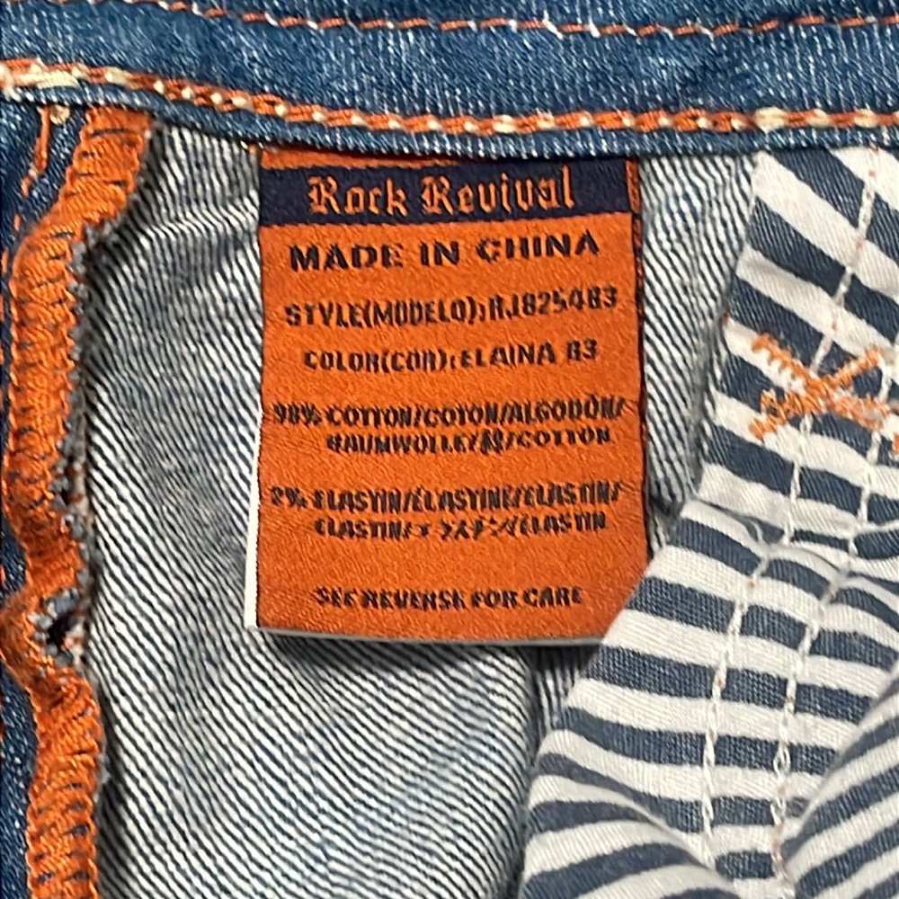 Rock Revival Elaina Distressed Boot Cut Jean - Picture 7 of 13